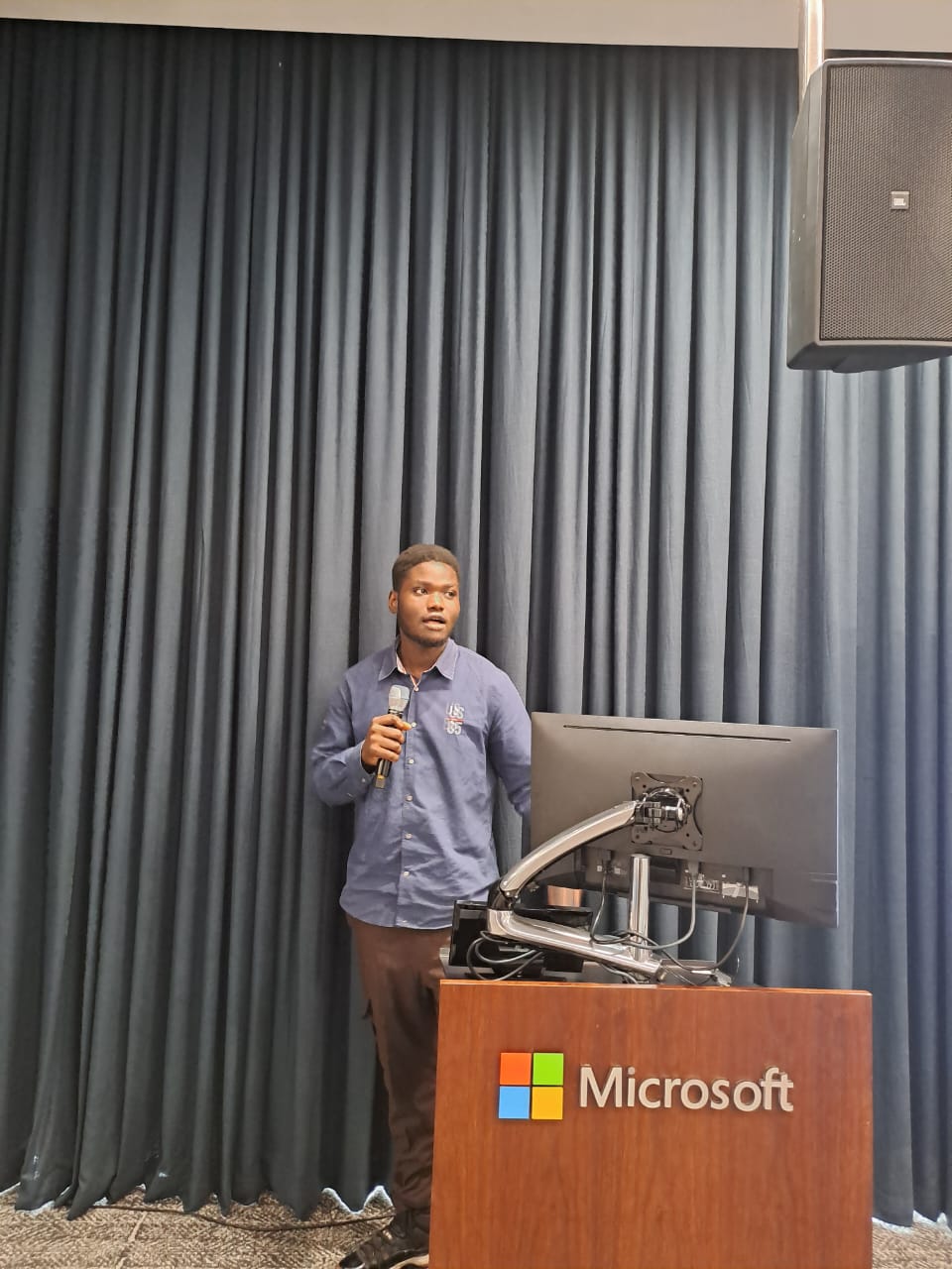 Neku Speaking at Microsoft Event